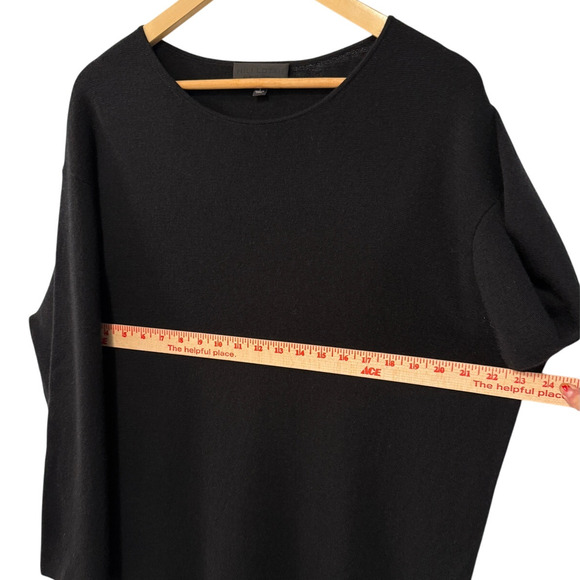 NEW Nili Lotan S Alisaie $1035 Wool CASHMERE Sweater  Dress Long Sleeve Black - Picture 8 of 12